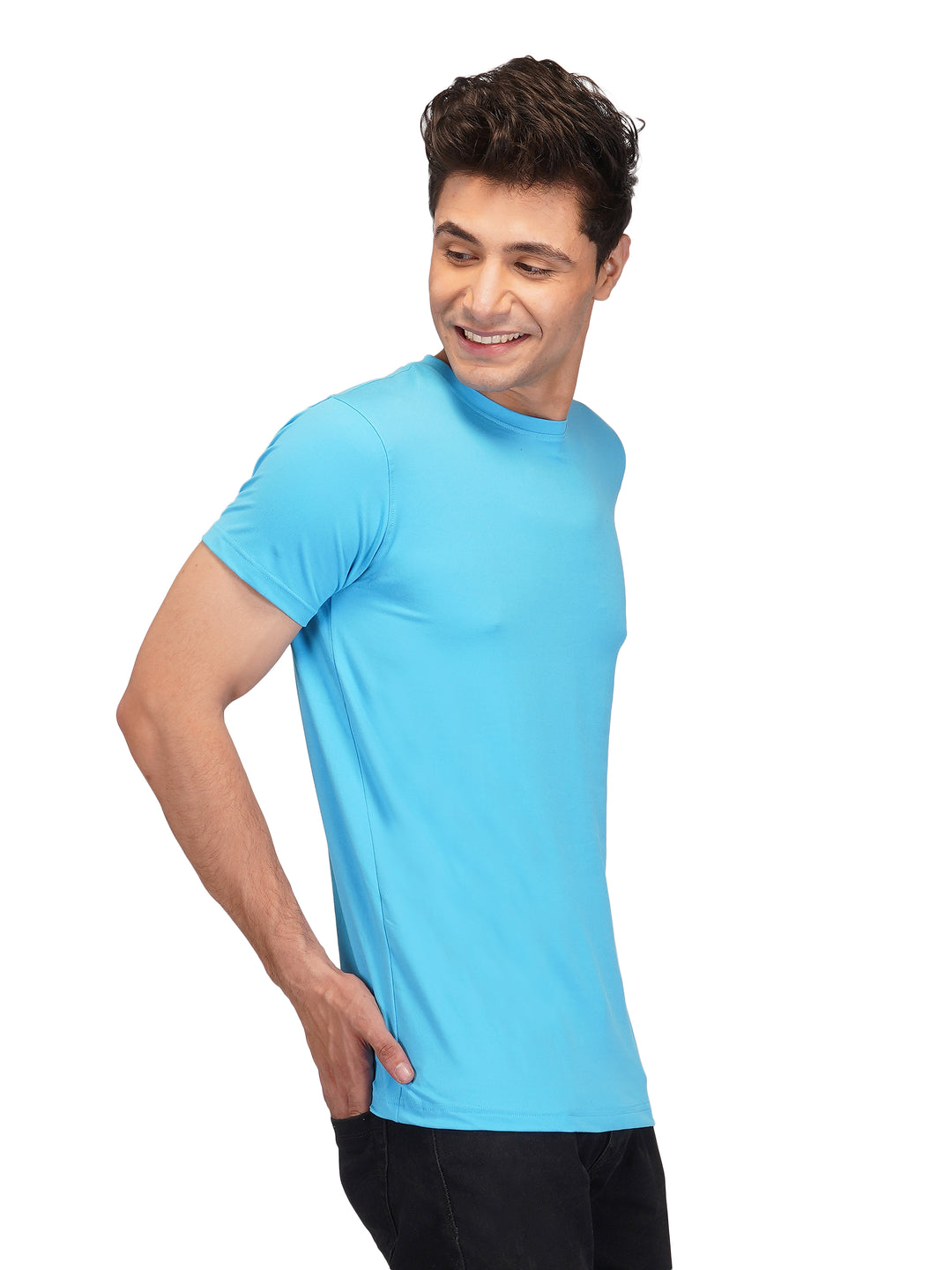 Men's Solid Plain Round Neck cotton  T-Shirt