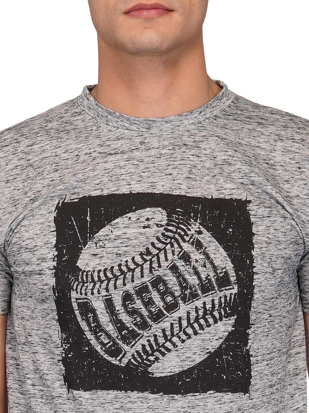 Baseball Round Neck T-shirt