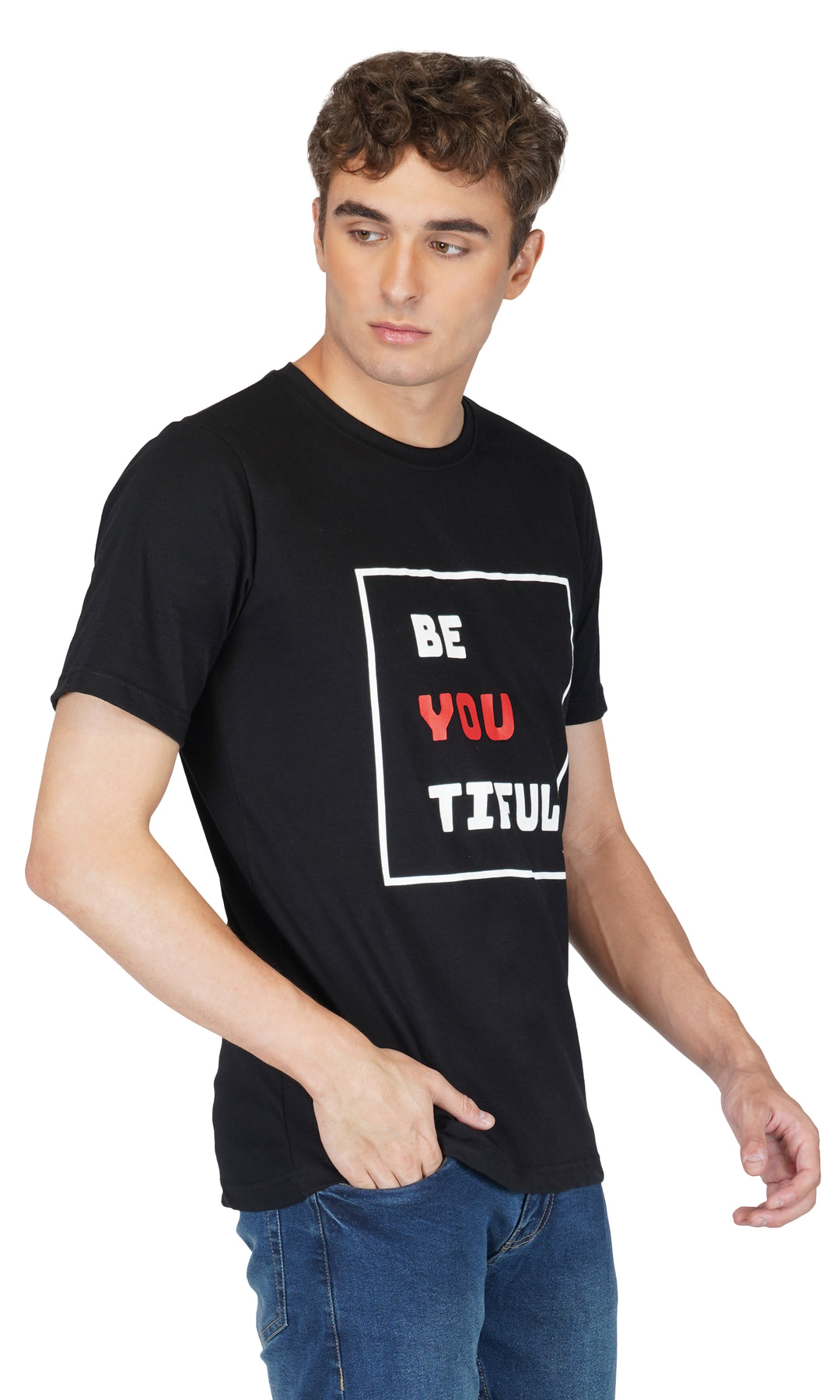 Be You Tiful Round Neck Regular Fit T-Shirt