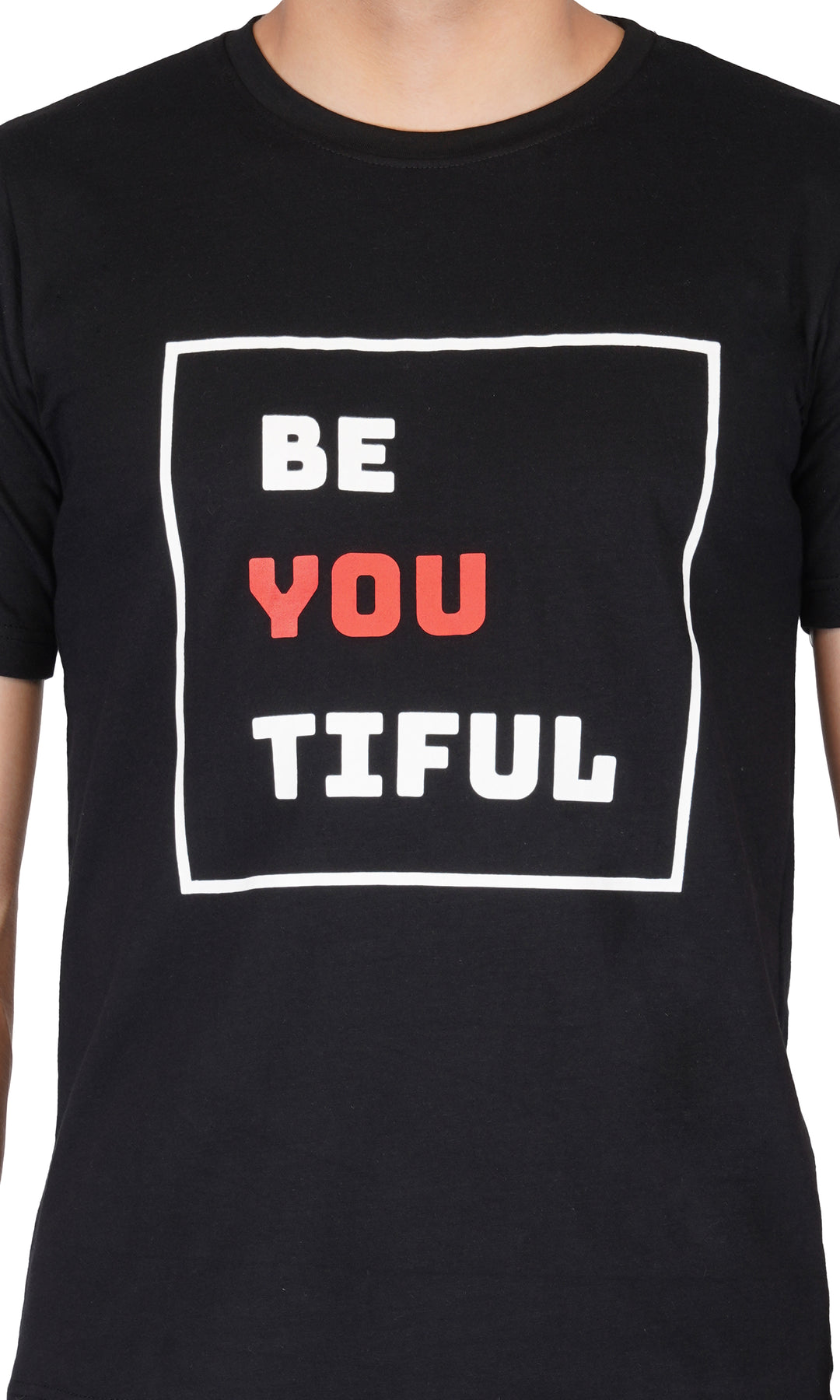 Be You Tiful Round Neck Regular Fit T-Shirt