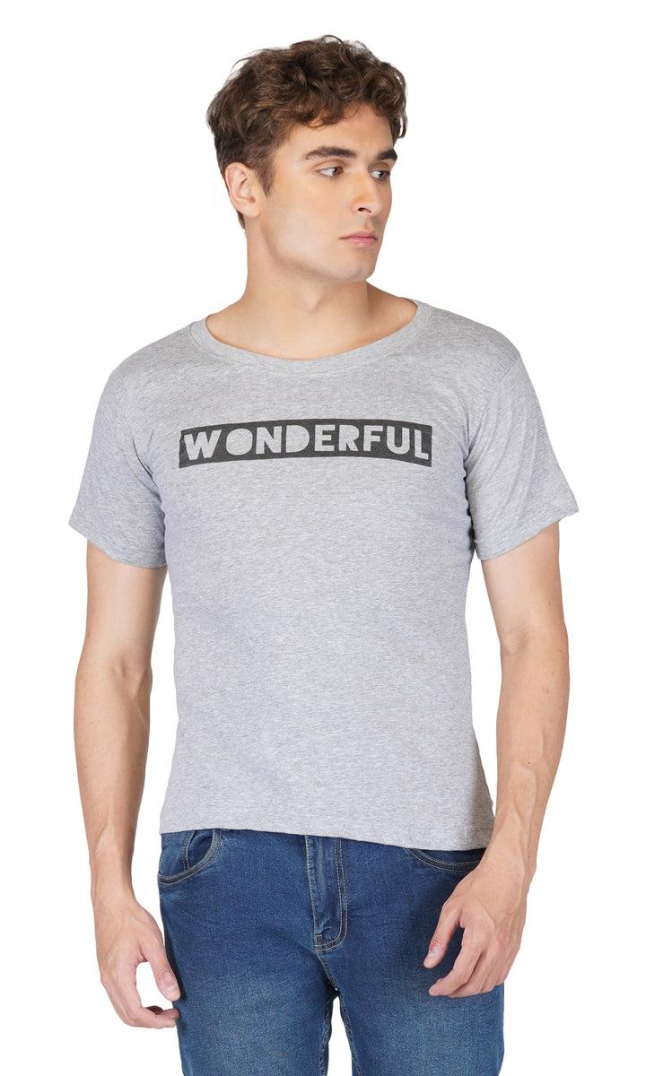 Wonderful Printed Round Neck Regular Fit T-Shirt