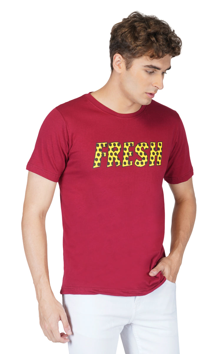 Fresh Round Neck Regular Fit T-Shirt