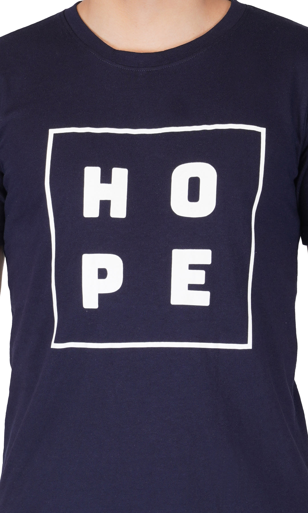 H O P E Round Neck Regular Fit T-Shirt