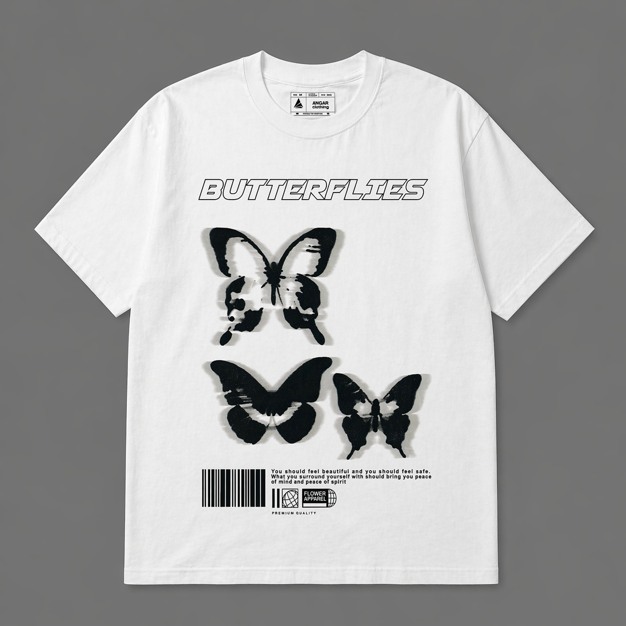 BUTTERFLIES OVERSIZED TEE