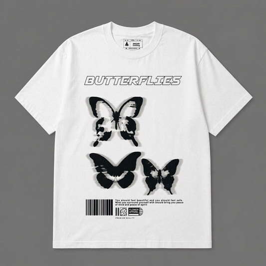 BUTTERFLIES OVERSIZED TEE