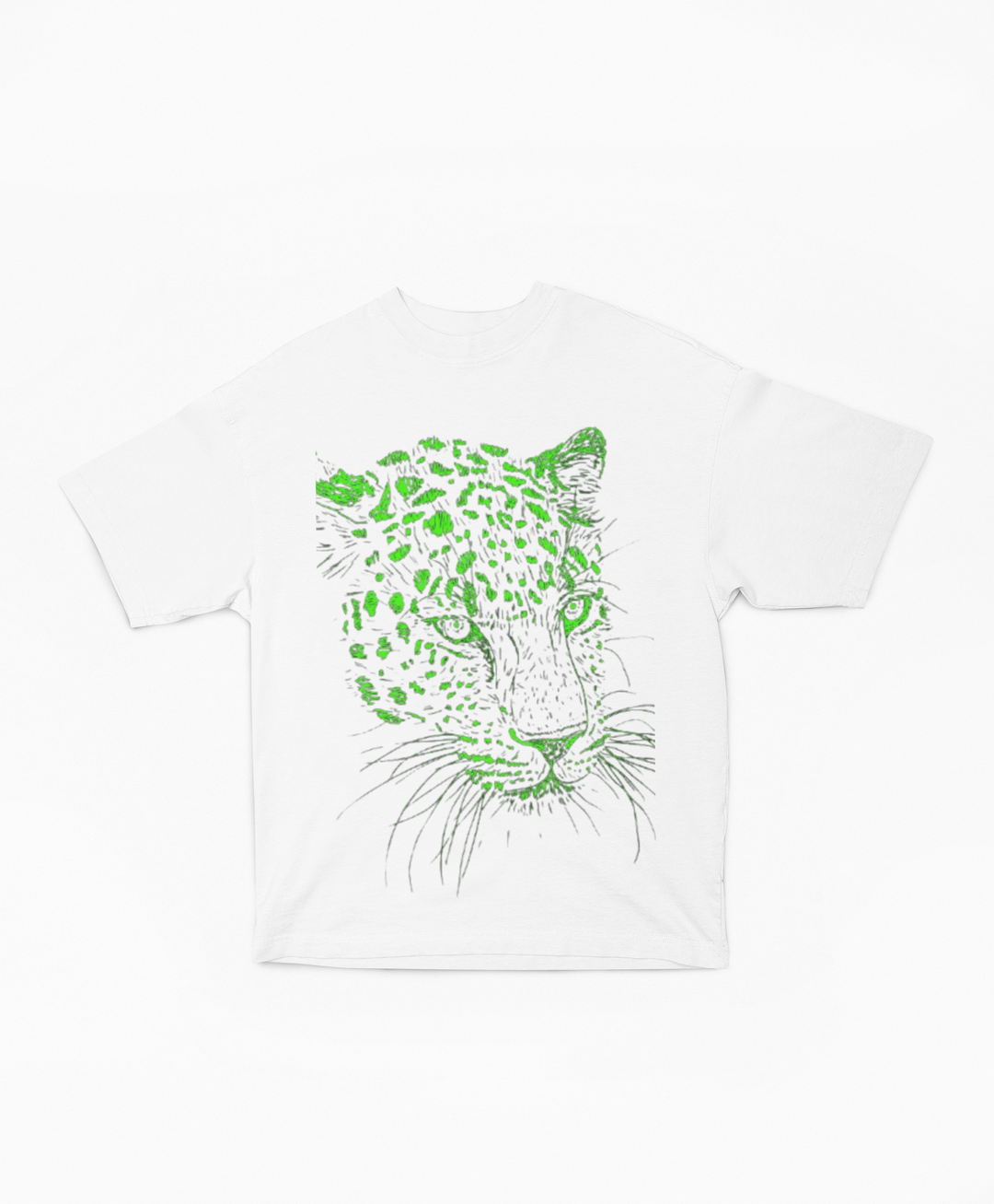 ANGAR Cotton Drop Shoulder "Fearless" Printed Oversized T-shirts For Men