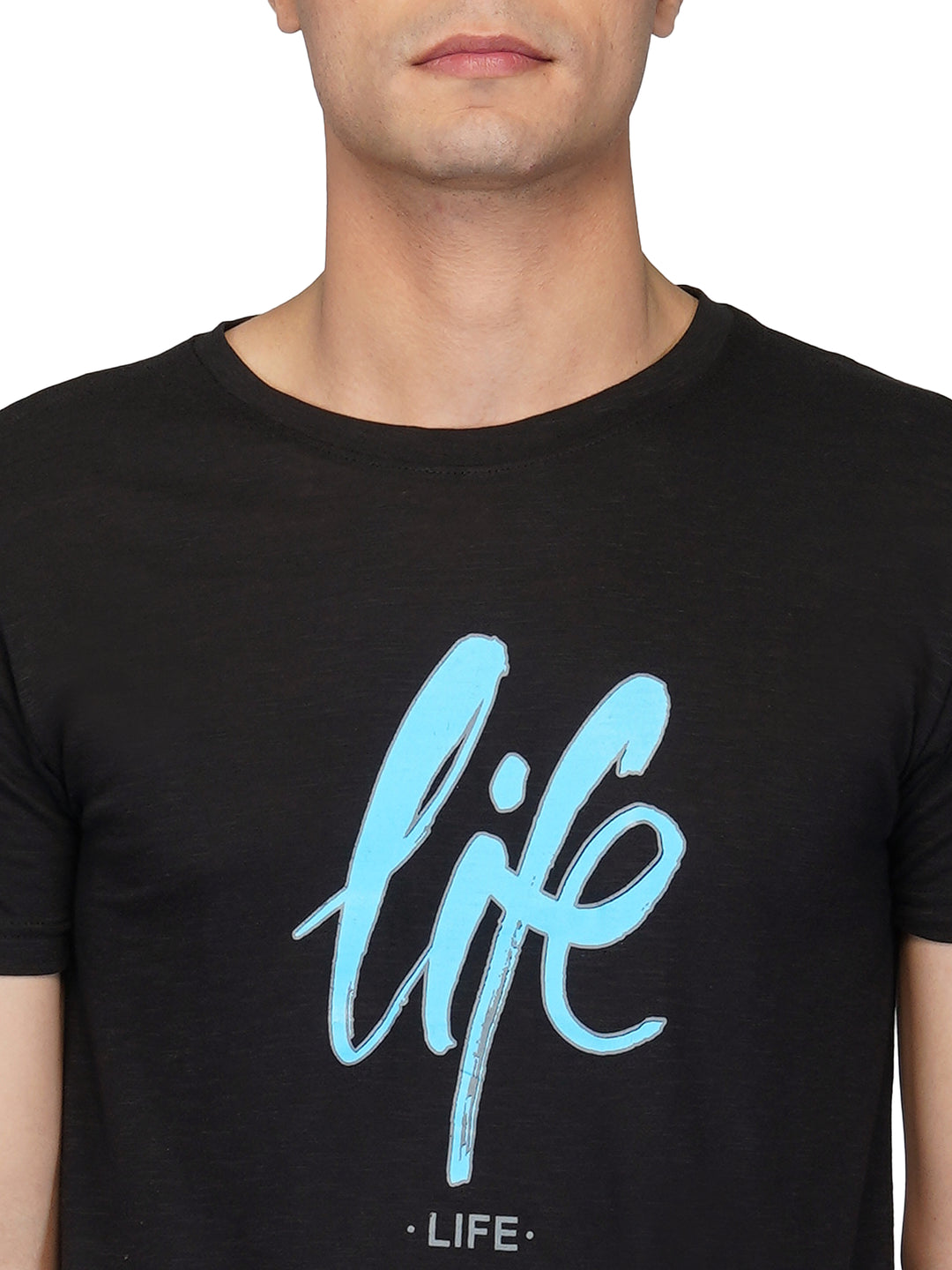 Buy Casual Roundneck Short Sleeve Printed T-shirt For Men's Online