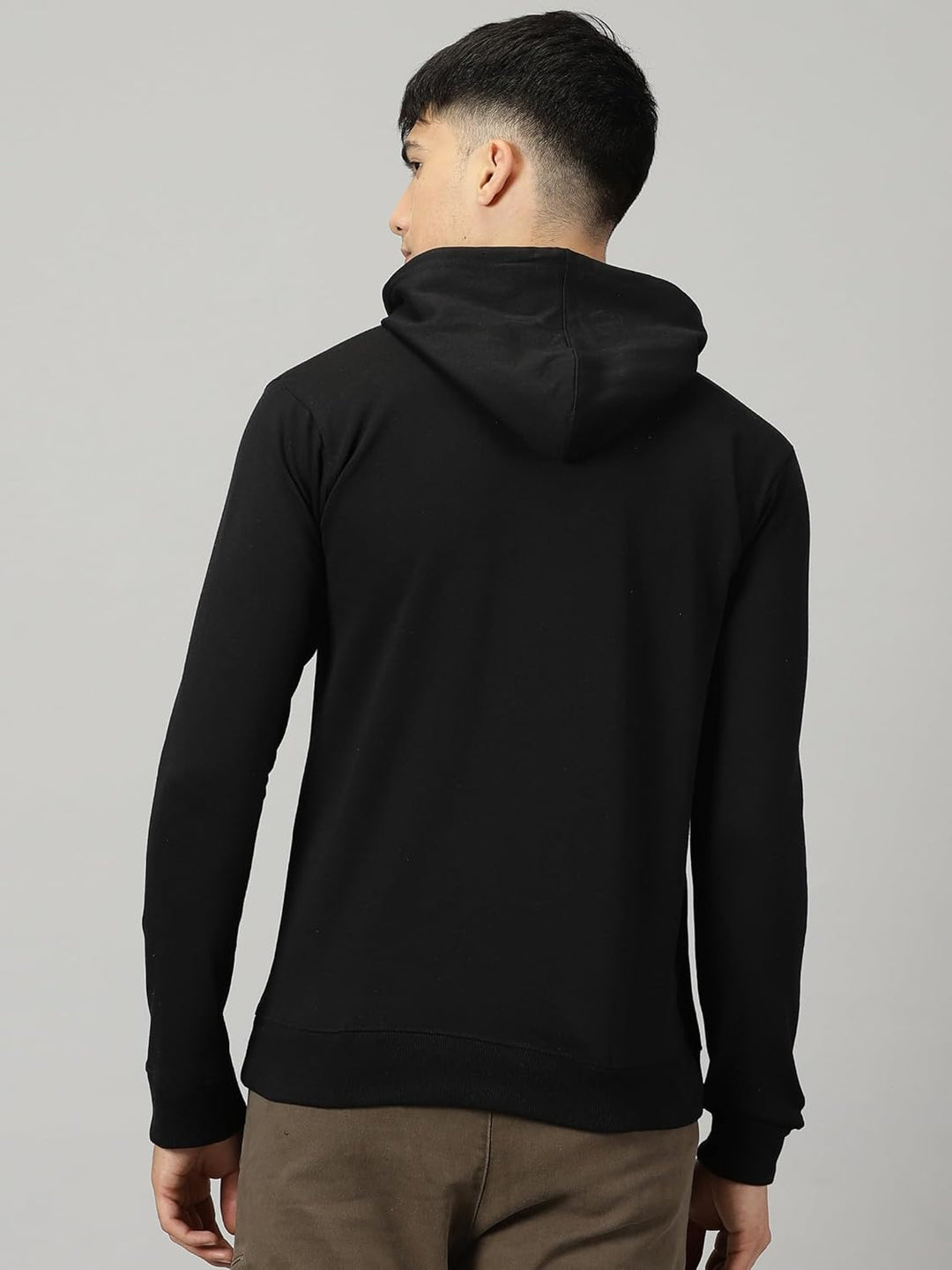 Men's Logo Hoodies Casual Long Sleeve Sweatshirt with Pocket Gym Hooded