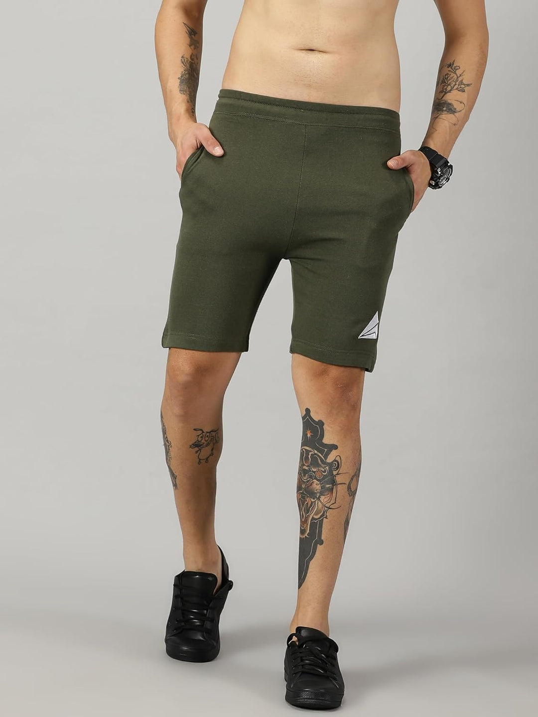 Men's Cotton Shorts with Pockets