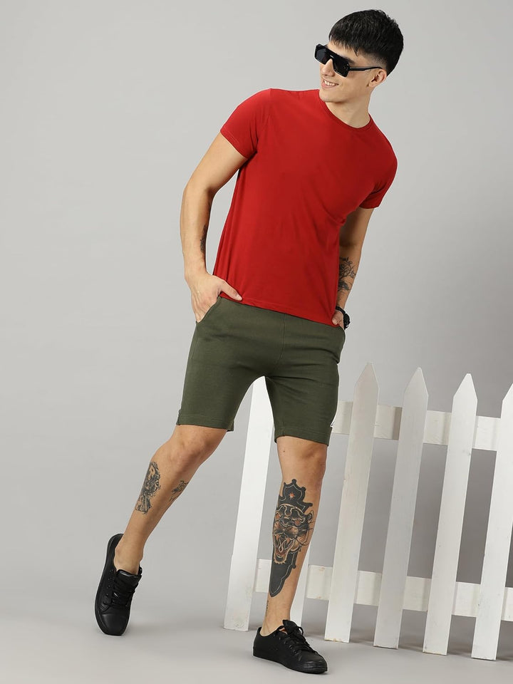 Men's Cotton Shorts with Pockets