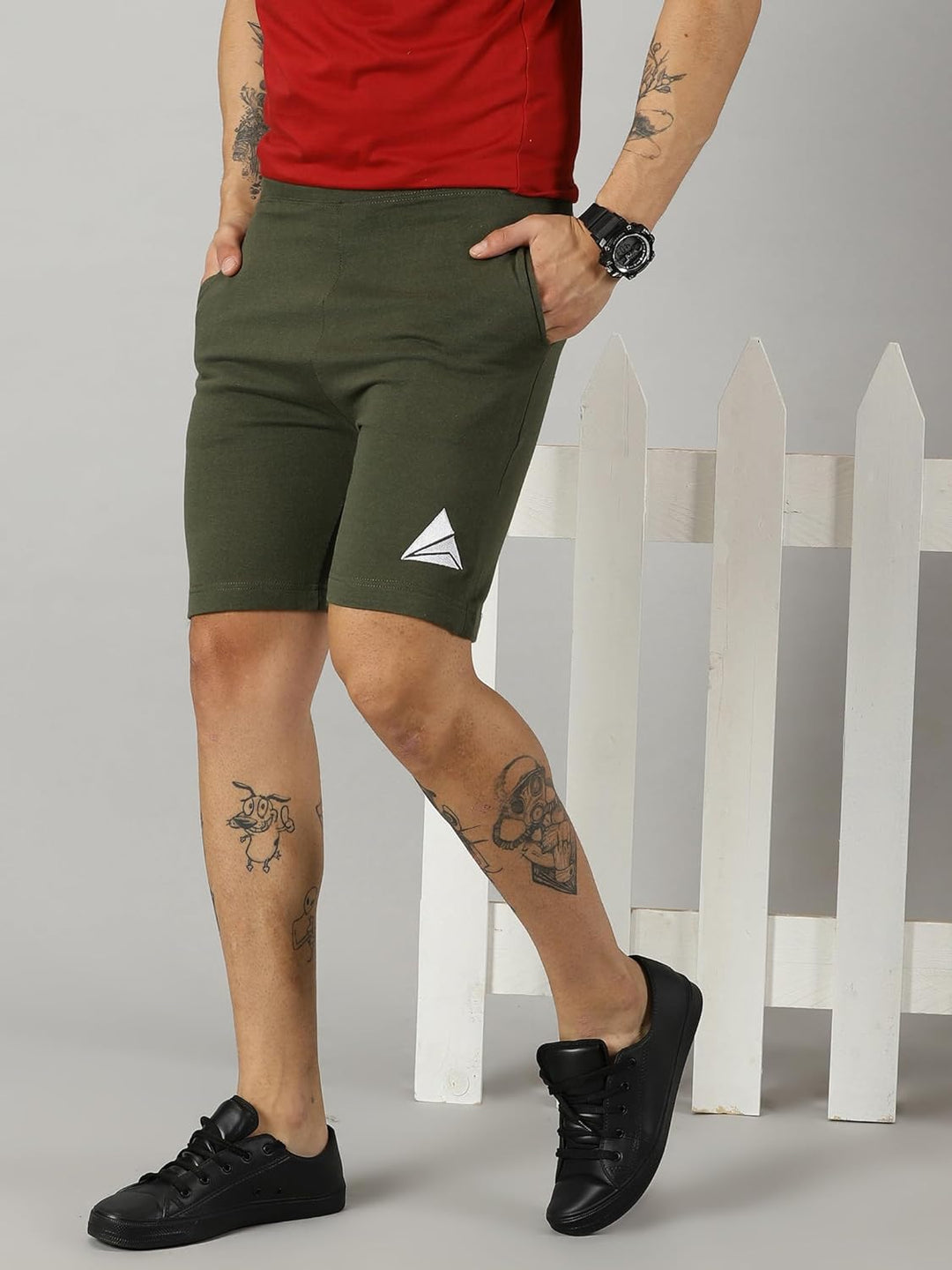 Men's Cotton Shorts with Pockets