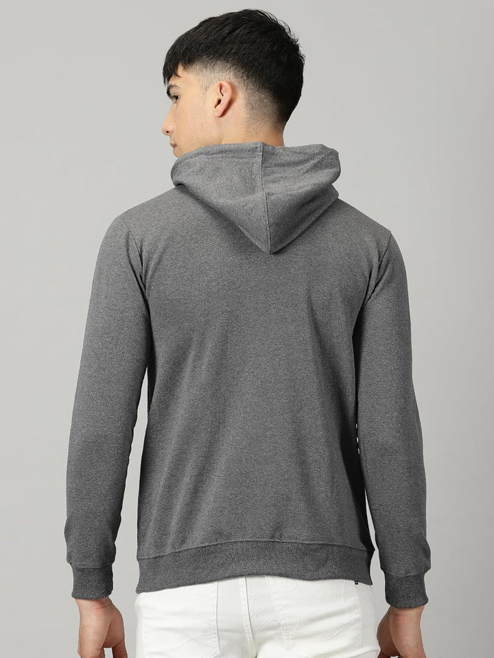 Men's Logo Hoodies Casual Long Sleeve Sweatshirt with Pocket Gym Hooded