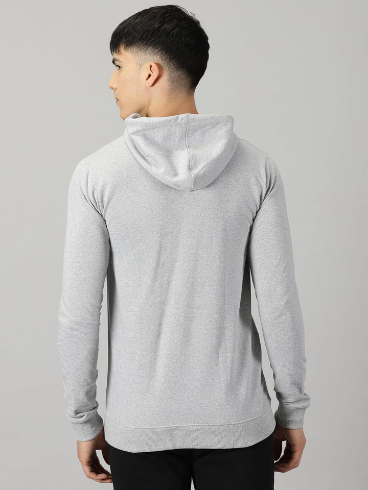 Men's Logo Hoodies Casual Long Sleeve Sweatshirt with Pocket Gym Hooded