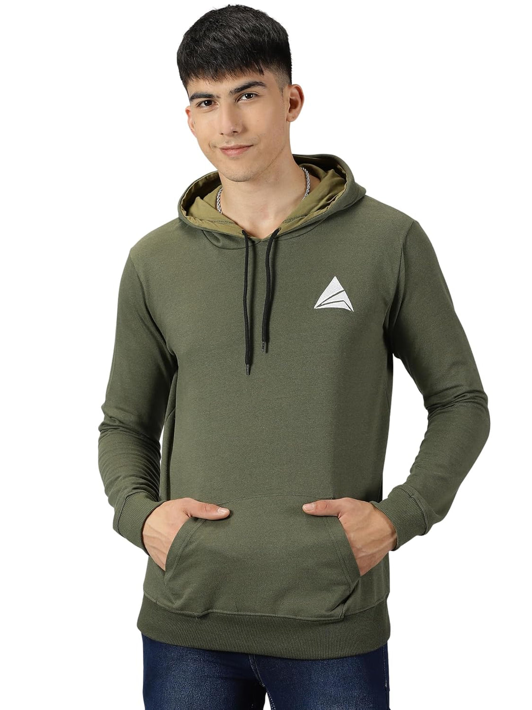 Men's Logo Hoodies Casual Long Sleeve Sweatshirt with Pocket Gym Hooded